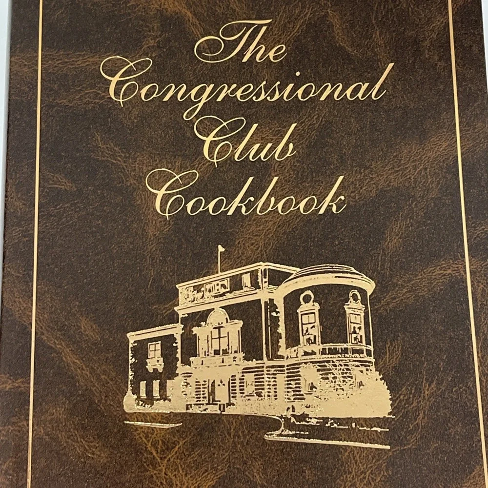 Congressional Club Cookbook 2005 14th Ed Recipes Soft Cover Gilt Edges 775 pages